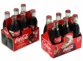 1990S UNOPENED COCA COLA PACKS CHRISTMAS EDITION