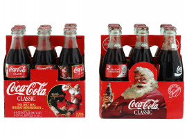 1990S UNOPENED COCA COLA PACKS CHRISTMAS EDITION