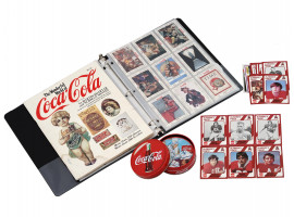 COCA COLA TRADING CARDS COLLECTION AND COASTERS