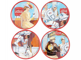 COCA COLA TRADING CARDS COLLECTION AND COASTERS