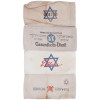 WWII HOLOCAUST JEWISH GHETTO ARMBANDS, 4 PCS PIC-0