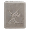 RUSSIAN SOVIET ERA CIGARETTE CASE WITH GYMNAST PIC-4