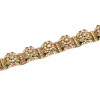 ANTIQUE JAIPUR INDIAN 20K GOLD DIAMONDS BRACELET PIC-2