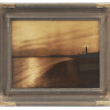 GOLDTONE PHOTO PRINT ON GLASS BY HABERLE TONES PIC-0