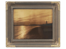 GOLDTONE PHOTO PRINT ON GLASS BY HABERLE TONES