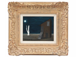 SURREALIST OIL PAINTING BY GERTRUDE ABERCROMBIE