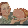 AMERICAN LADY W VIRGINIA HAM ADVERTISING POSTER PIC-0