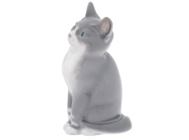 DANISH ROYAL COPENHAGEN PORCELAIN FIGURE OF CAT