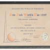 1939 NEW YORK WORLDS FAIR ADMINISTRATIVE DOCUMENT PIC-0