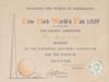 1939 NEW YORK WORLDS FAIR ADMINISTRATIVE DOCUMENT PIC-1