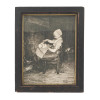 ANTIQUE LITHOGRAPH MOTHER AFTER BERNARD BLOMMERS PIC-0