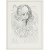 AUTHENTICATE ETCHING CERVANTES BY SALVADOR DALI PIC-1