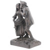 FRENCH BRONZE FIGURE OF LOVERS BY CHARLES LEBLANC PIC-2