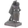 FRENCH BRONZE FIGURE OF LOVERS BY CHARLES LEBLANC PIC-4