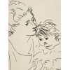 1922 MOTHER AND CHILD SILKSCREEN AFTER PICASSO PIC-2