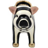 MACKENZIE-CHILDS COURTLY STRIPE RESIN PIG PLANTER PIC-3