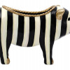 MACKENZIE-CHILDS COURTLY STRIPE RESIN PIG PLANTER PIC-1