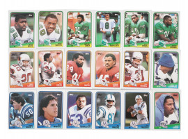 1989 TOPPS NFL FOOTBALL TRADING CARDS COLLECTION