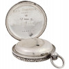 ANTIQUE ENGLISH SILVER DOUBLE HUNTER POCKET WATCH PIC-5