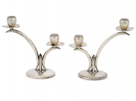 MIDCENT TIFFANY AND CO STERLING SILVER CANDELABRA