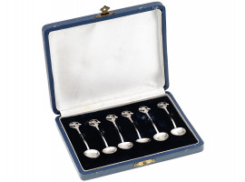 MIDCENT ARGENTINEAN STERLING SILVER TEASPOONS IOB