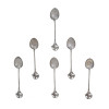 MIDCENT ARGENTINEAN STERLING SILVER TEASPOONS IOB PIC-1