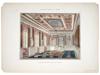 FRENCH ARCHITECTURAL INTERIOR COLORED ENGRAVINGS PIC-2