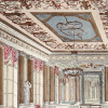 FRENCH ARCHITECTURAL INTERIOR COLORED ENGRAVINGS PIC-4