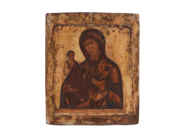ANTIQUE RUSSIAN ICON THREE-HANDED MOTHER OF GOD
