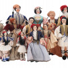 VINTAGE GREEK TRADITIONAL FEMALE AND MALE DOLLS PIC-0