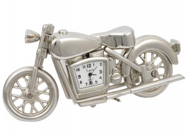 COLLECTIBLE MINI MOTORCYCLE SHEFFIELD TABLE CLOCK