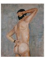 2000 AMERICAN NUDE MALE PAINTING BY GEORGE SPECK