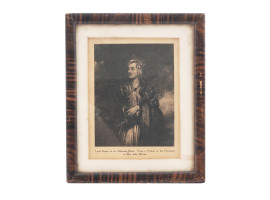 ANTIQUE LITHOGRAPH OF BYRON AFTER THOMAS PHILLIPS