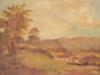 ANTIQUE EARLY 20TH C RURAL LANDSCAPE OIL PAINTING PIC-1