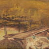 ANTIQUE EARLY 20TH C LANDSCAPE OIL PAINTING PIC-2