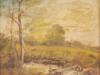 ANTIQUE EARLY 20TH C LANDSCAPE OIL PAINTING PIC-1