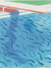 POOL COLOR LITHOGRAPH WITH BOOK BY DAVID HOCKNEY PIC-2
