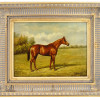 ENGLISH EQUESTRIAN OIL PAINTING BY T. SHIPLEY PIC-0