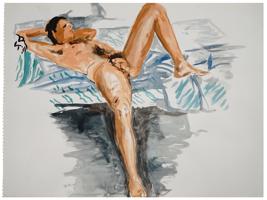 2000 AMERICAN NUDE MALE PAINTING BY GEORGE SPECK