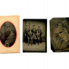 ANTIQUE VICTORIAN ERA POSTMORTEM TINTYPE PHOTOS PIC-0