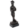 MANE KATZ BRONZE FIGURE OF FLUTE PLAYER PIC-0