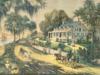 ANTIQUE 19TH C CURRIER AND IVES LITHOGRAPH PRINT PIC-1