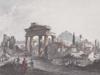 ANTIQUE 19TH C LITHOGRAPHS VIEW OF ATHENS SIGNED PIC-1