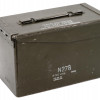 US VIETNAM ERA N278 MILITARY METAL FUSE AMMO BOX PIC-0