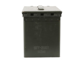 US VIETNAM ERA MILITARY METAL AMMO CONTAINER BOX