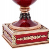 RUSSIAN 14K GOLD ENAMEL GEMSTONE EGG CASKET IOB PIC-9