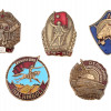 RUSSIAN SOVIET PRE-WWII MILITARY BADGES 5 PCS PIC-0