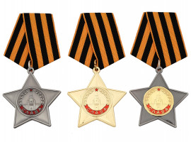 LOT OF RUSSIAN SOVIET ERA MILITARY ORDERS AWARDS