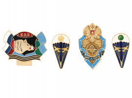 RUSSIAN BELORUSSIAN UKRAINIAN PARATROOPERS BADGES