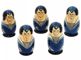 DEALERS LOT OF RUSSIAN NAVY MATRYOSHKA DOLL SETS